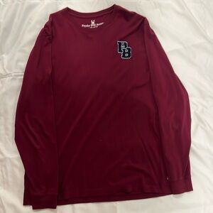 Psycho Bunny Maroon Long Sleeve Size 8 T-shirt